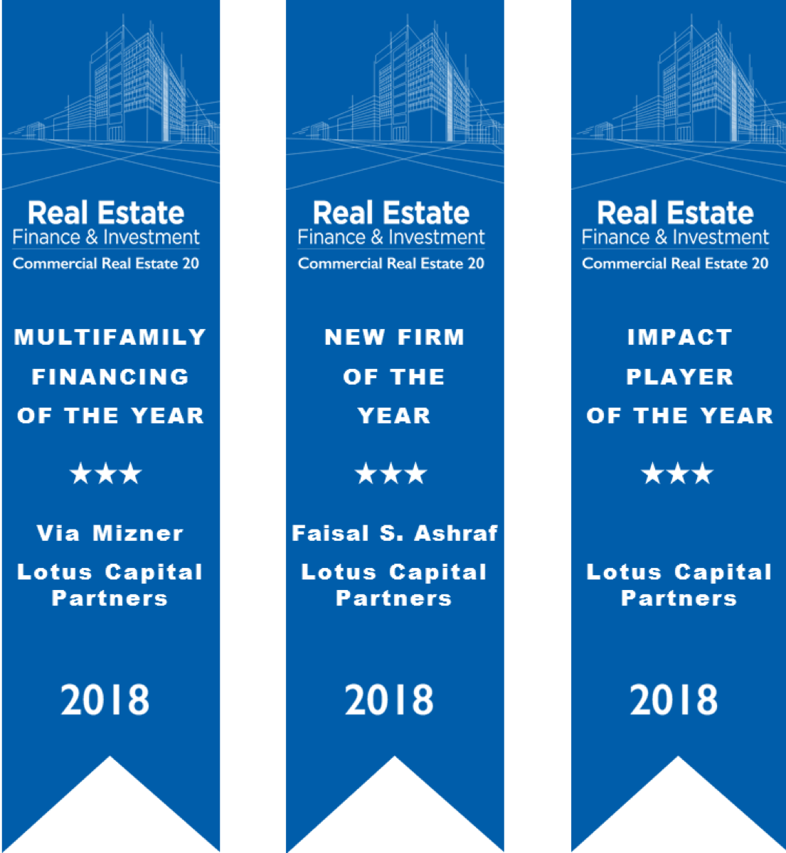 Lotus Scores Three Major Wins at the “Real Estate Finance & Investment” Award Ceremony