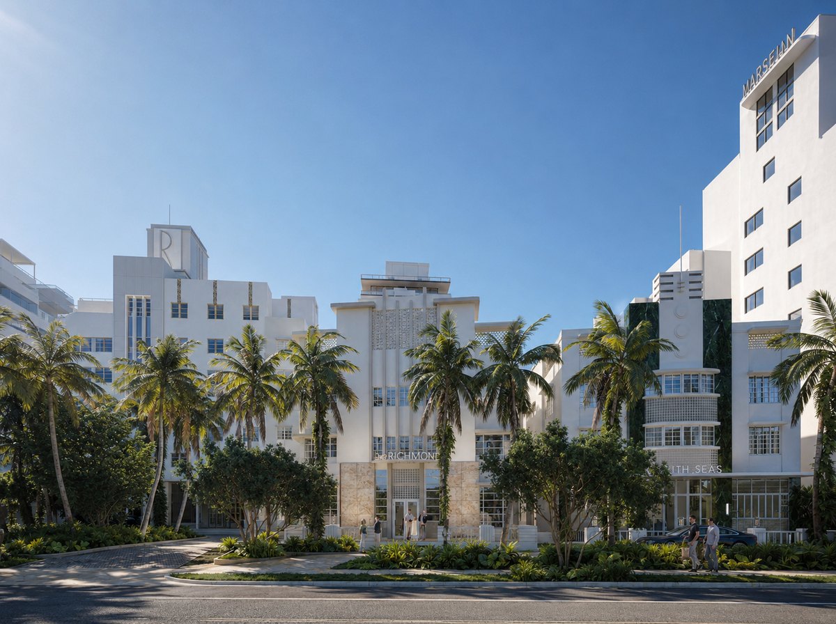 The Richmond — Art Deco development, Miami Beach